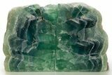 Polished Green Fluorite Bookends - Mexico #335273-1